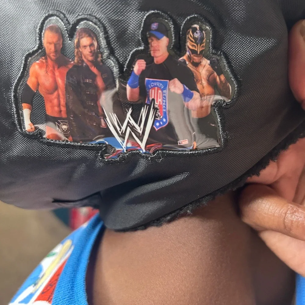 Kids WWE Trapper Hat 2009 Triple H, Edge, John Cena, and Rey Mysterio